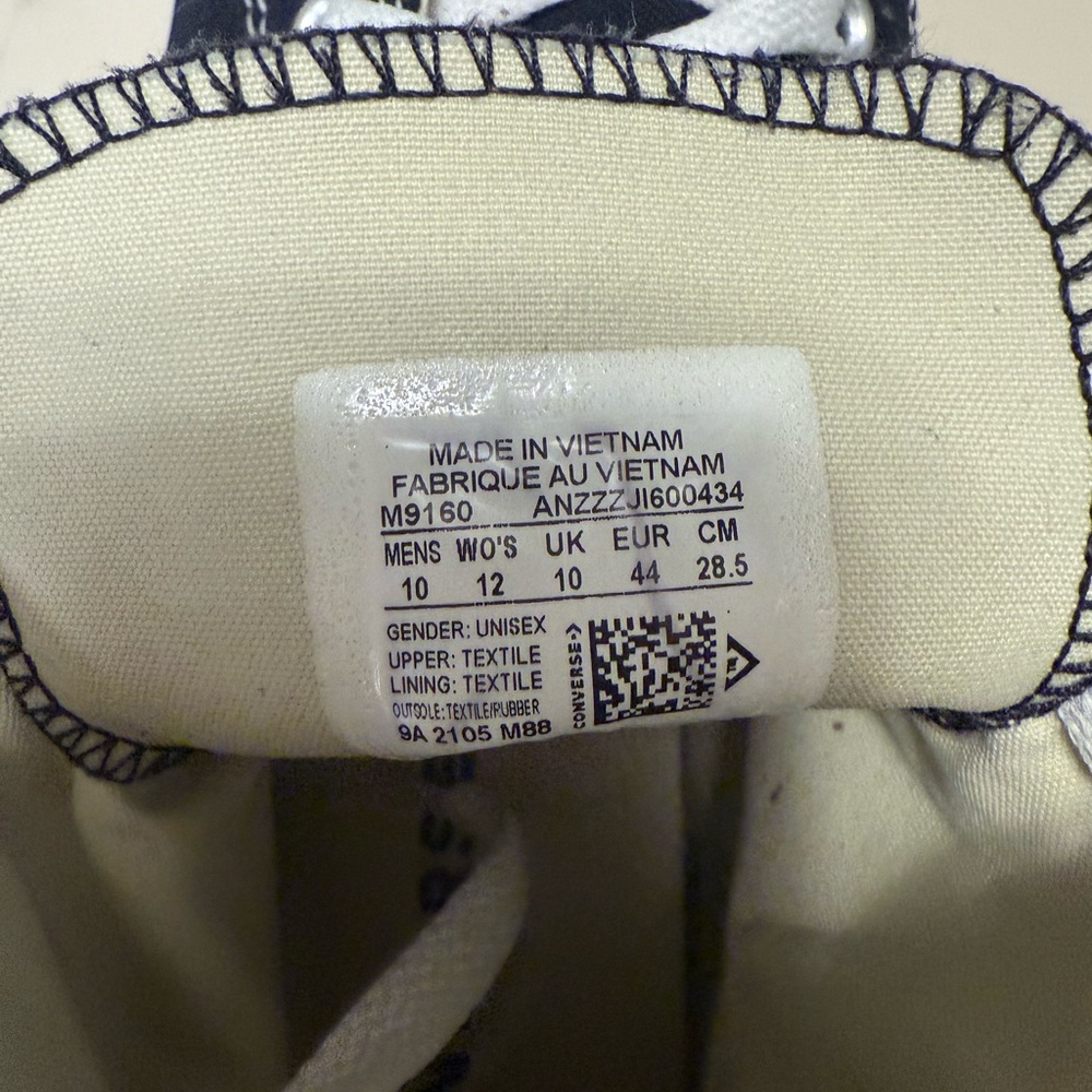 Converse Classic Black and White High-Top Sneakers - Picture 5 of 5